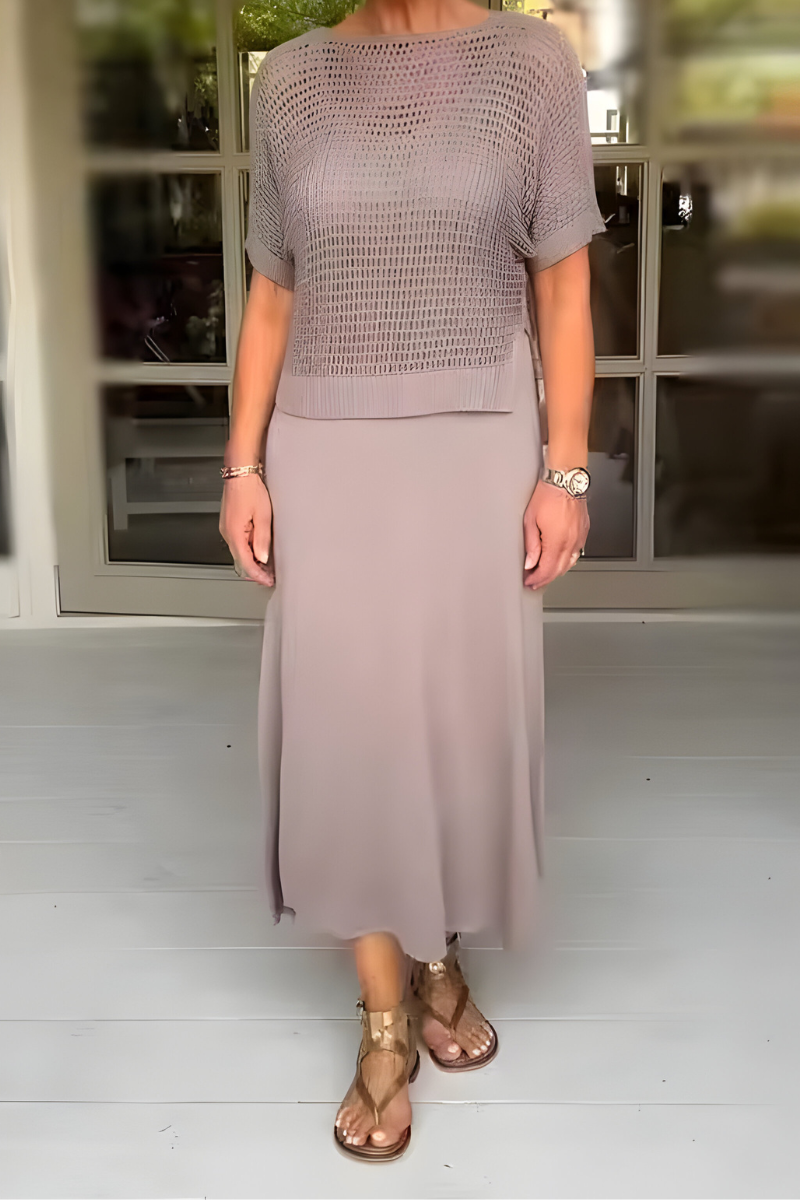 Lieke™ | Sommerkleid mit Gestricktem Oberteil
