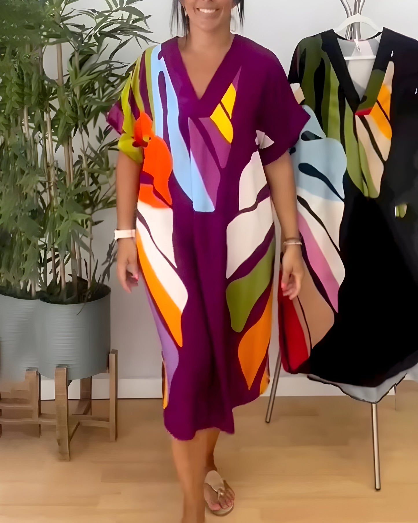 Rosaline™ | Buntes Freizeitkleid