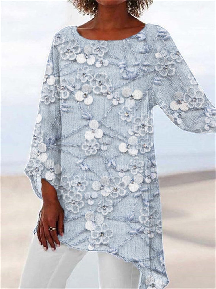 Ivendra™ | Oberteil mit Crystal Bloom-Print