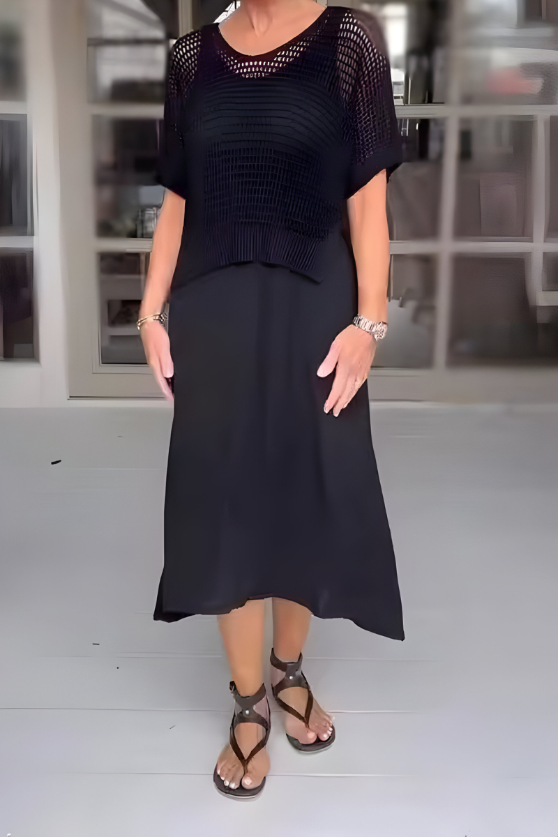 Lieke™ | Sommerkleid mit Gestricktem Oberteil