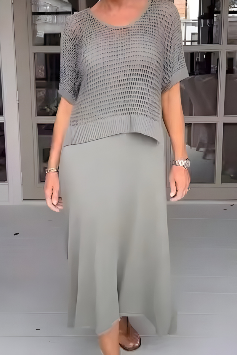 Lieke™ | Sommerkleid mit Gestricktem Oberteil