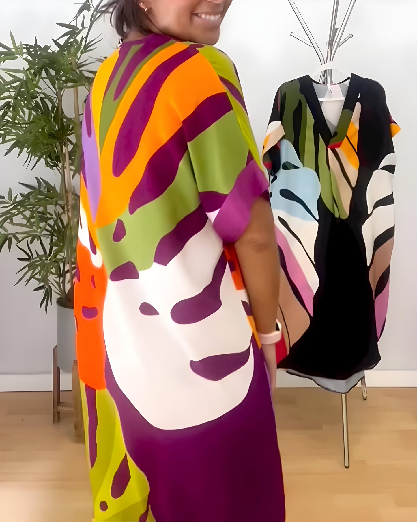 Rosaline™ | Buntes Freizeitkleid