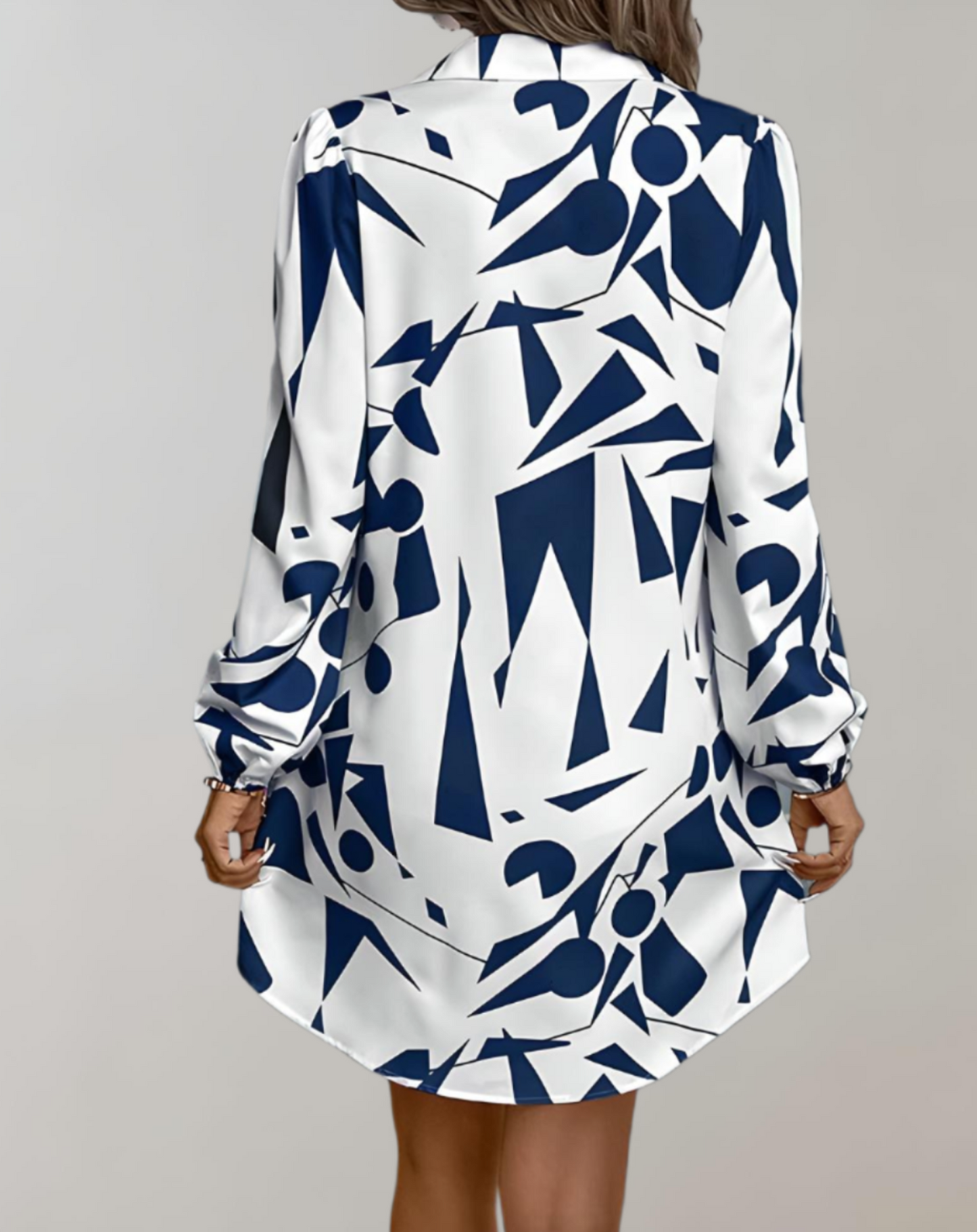 Mara™| Stilvolles Polokleid mit langen Ärmeln