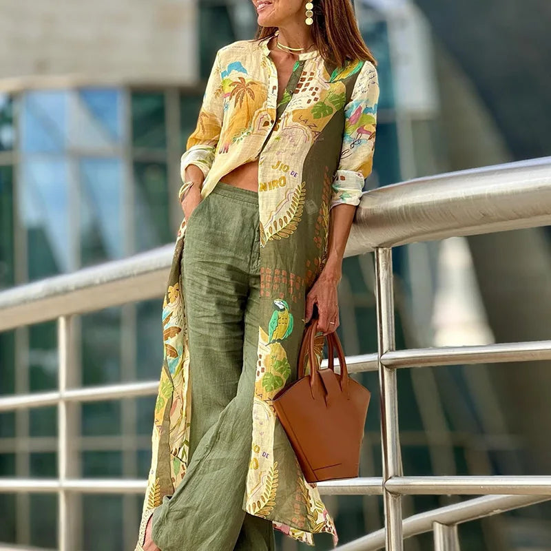 Jessica™ | Leinen Co-ord Set