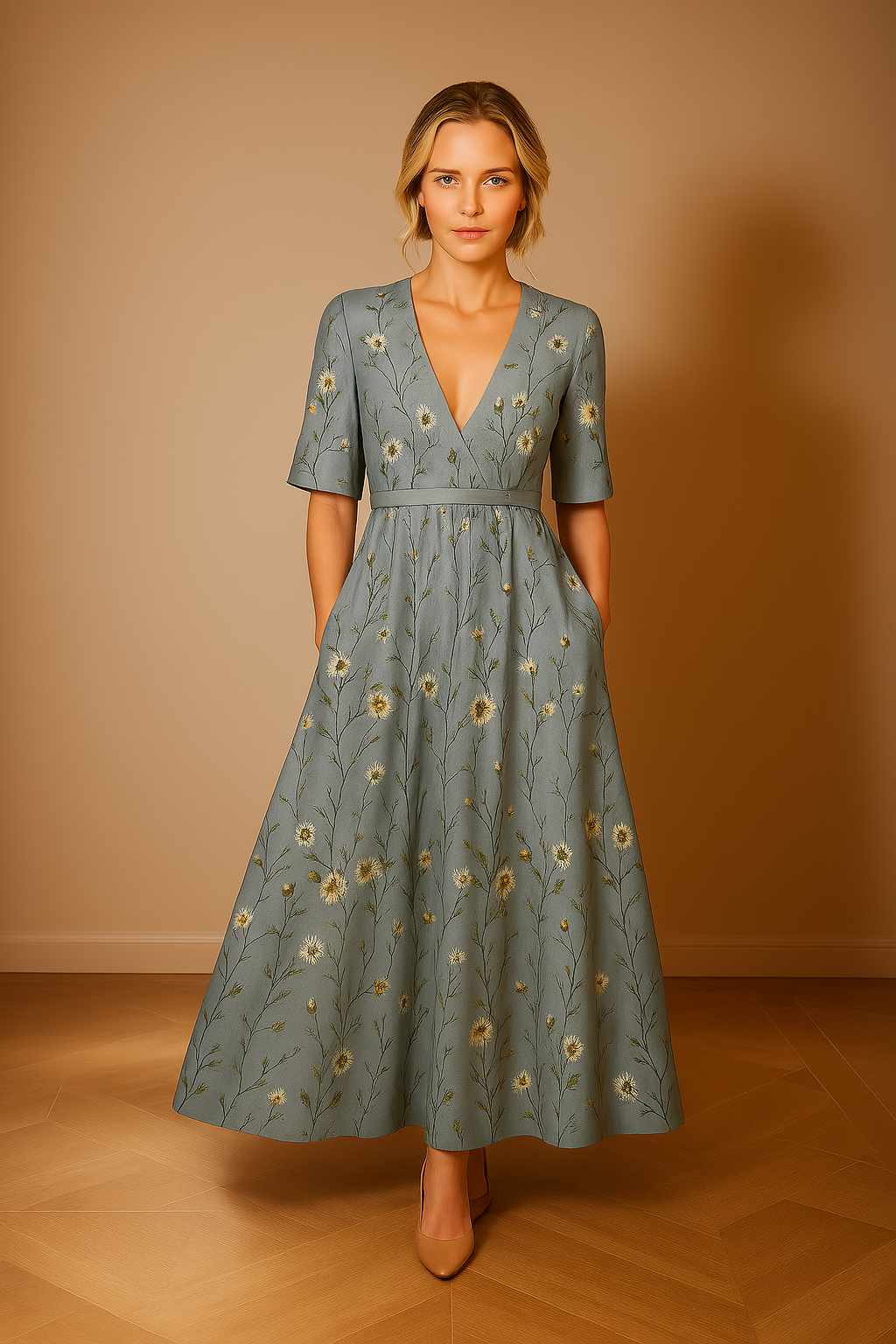 Luiza™| Kleid mit Blumenmuster