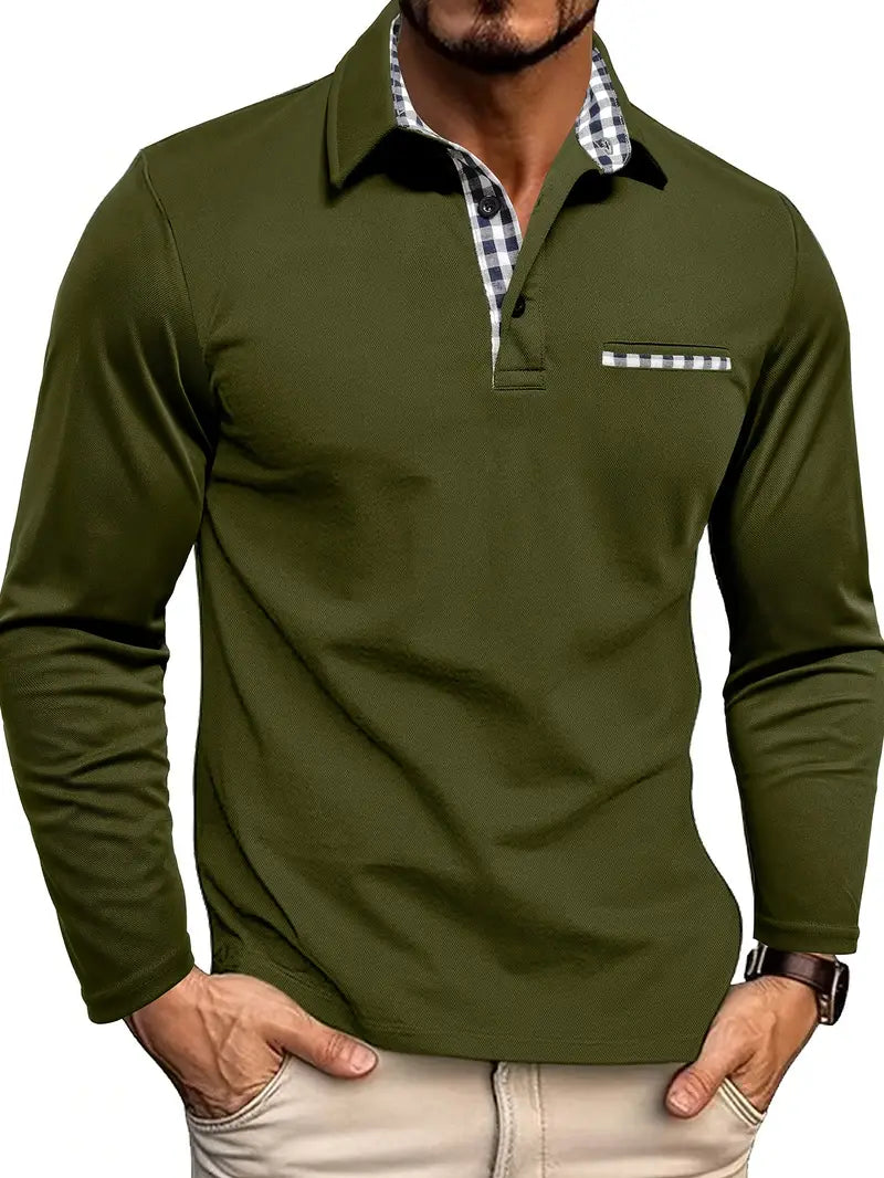 Erik™ | Poloshirt mit langen Ärmeln