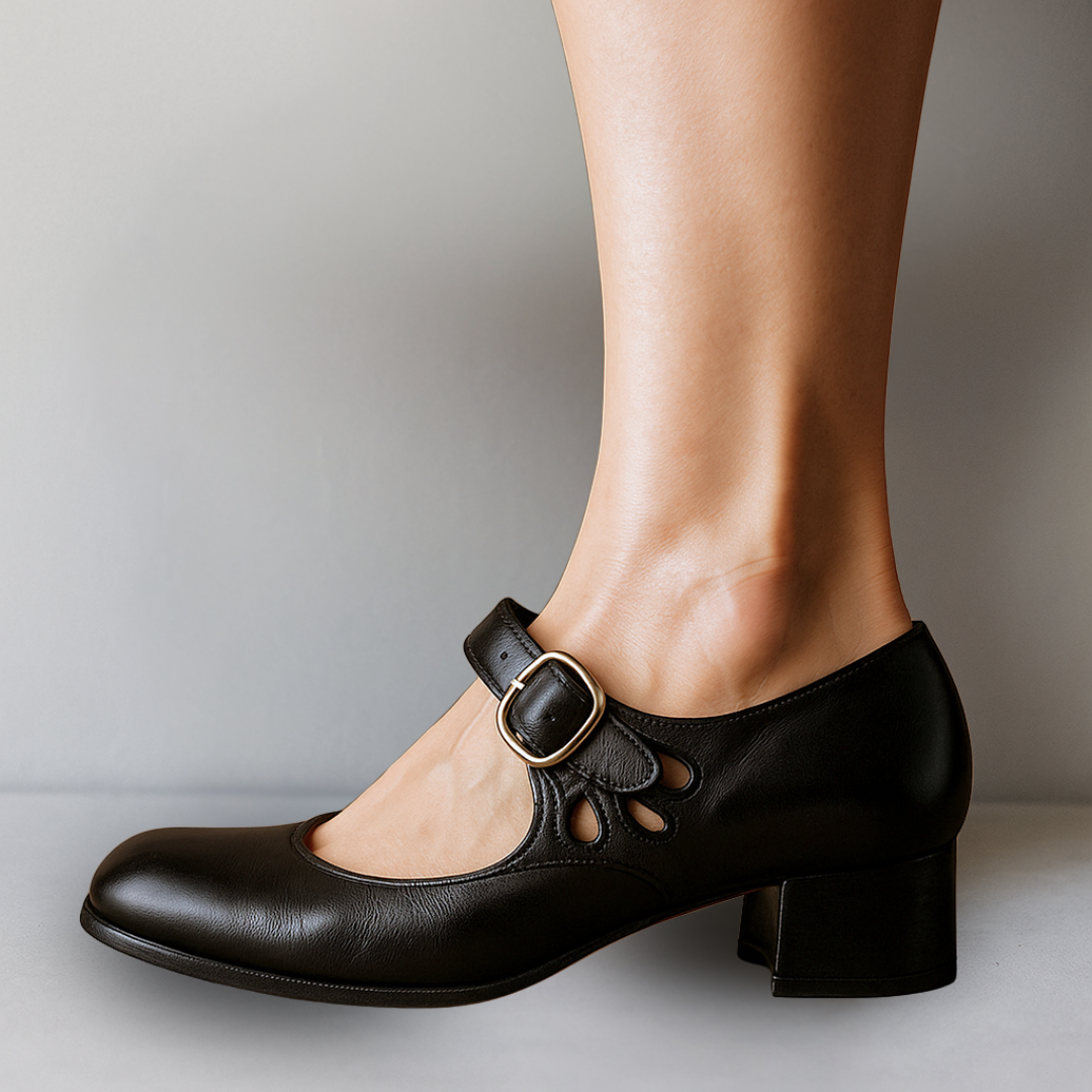 Els™ | Orthopädische Ledersandalen mit bequemer Keilsohle