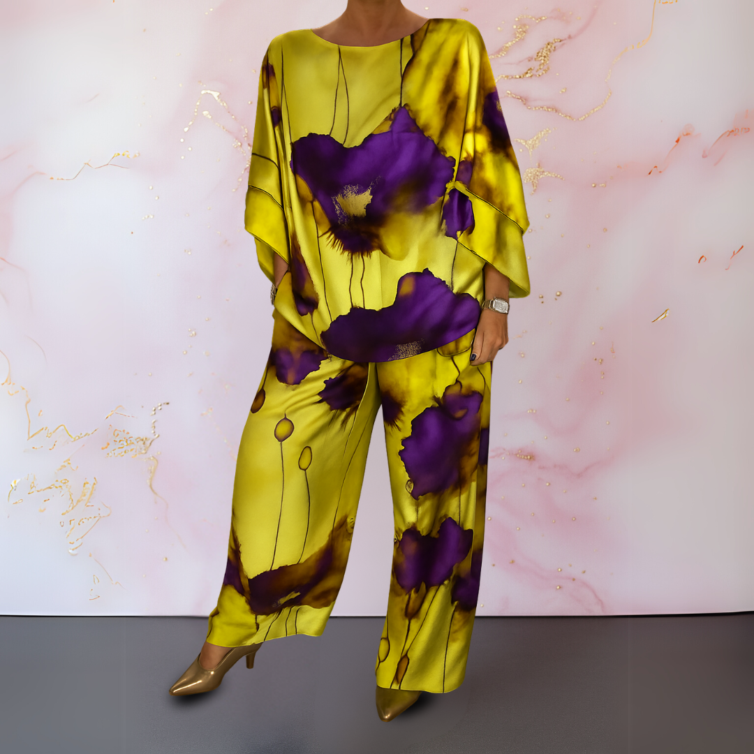Mona™| Zweiteiliges Damen-Set aus Satin