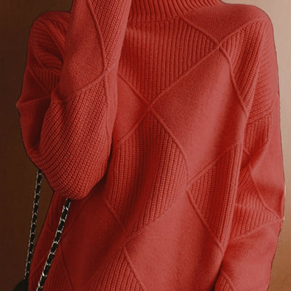 Ameline™ | Strickpullover mit hohem Kragen