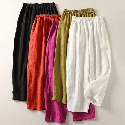 Sara™| Die Leinen-Sommerhose, die du nie wieder ausziehen willst