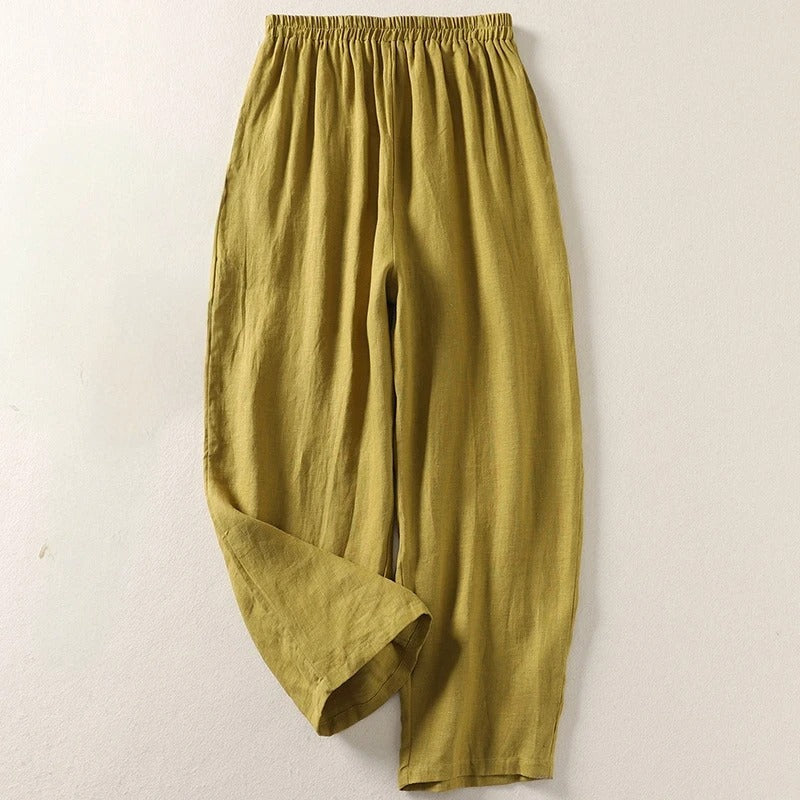 Sara™| Die Leinen-Sommerhose, die du nie wieder ausziehen willst