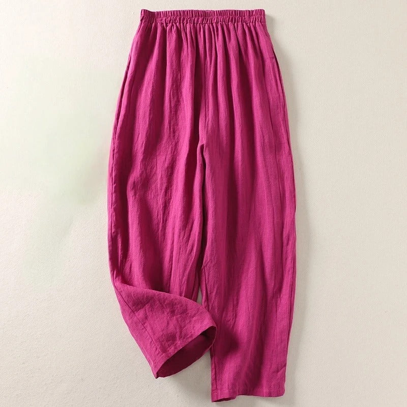 Sara™| Die Leinen-Sommerhose, die du nie wieder ausziehen willst