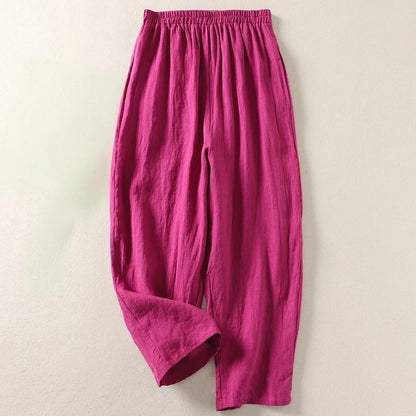 Sara™| Die Leinen-Sommerhose, die du nie wieder ausziehen willst