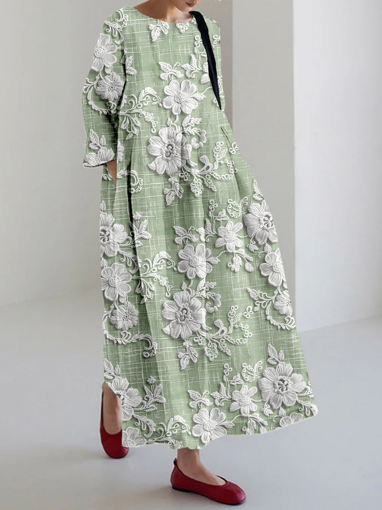 Anovia™ | Anmutiges Kleid mit Print