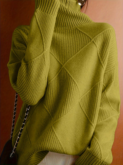 Ameline™ | Strickpullover mit hohem Kragen
