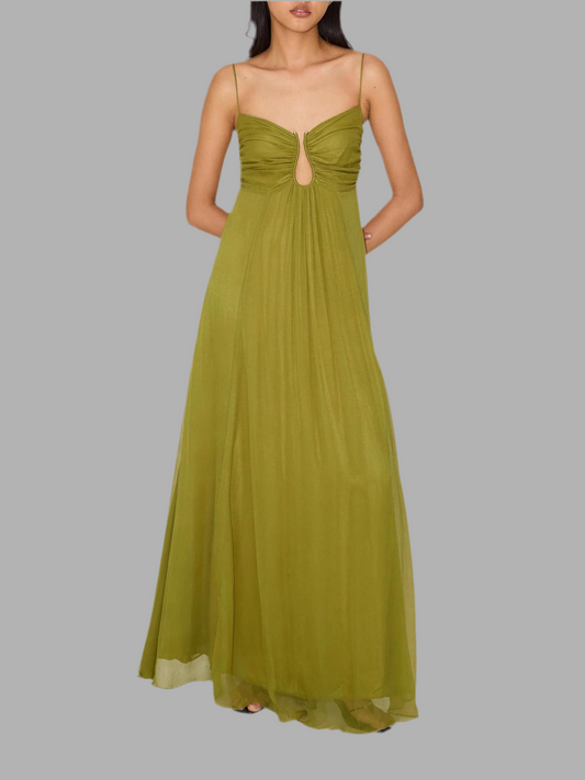 Eva™| Langes Kleid mit fließendem Fall und natürlicher Eleganz