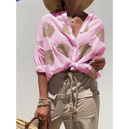 Krista™| Ibiza Style Chic Bluse