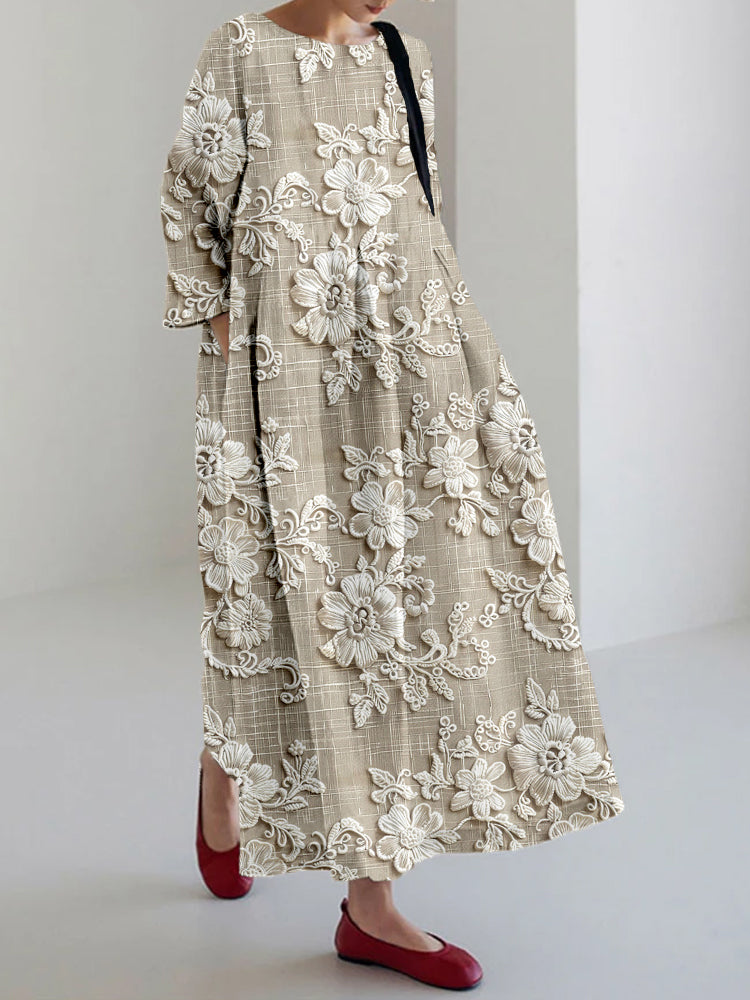 Anovia™ | Anmutiges Kleid mit Print