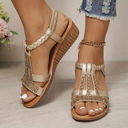 Trudy™ | Orthopädische Keilsandalen im Ibiza-Stil