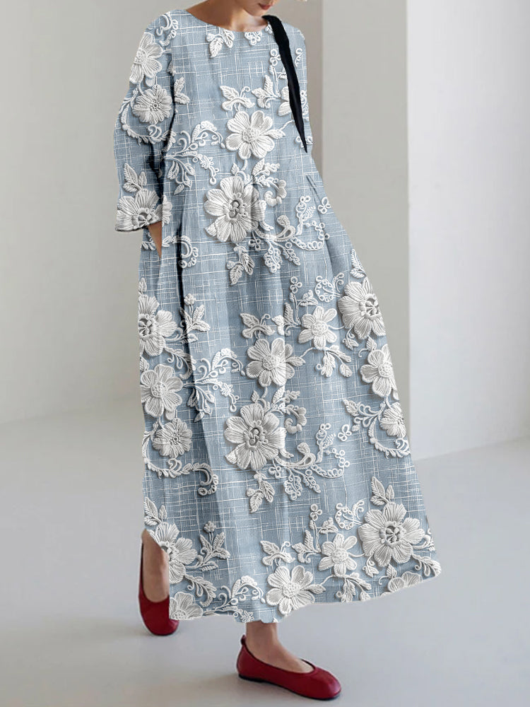 Anovia™ | Anmutiges Kleid mit Print