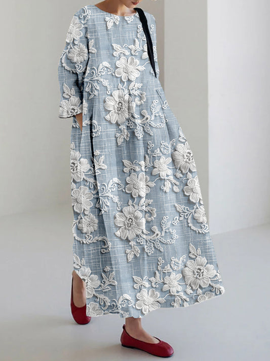 Anovia™ | Anmutiges Kleid mit Print