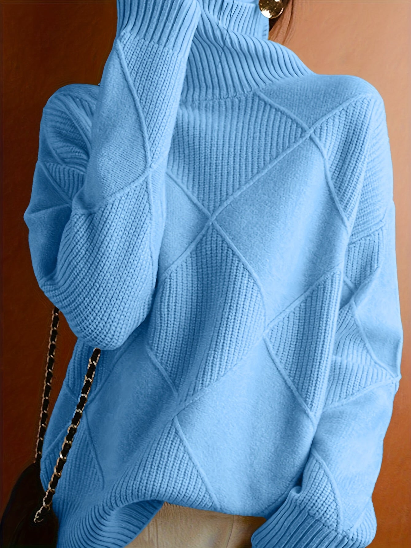 Ameline™ | Strickpullover mit hohem Kragen