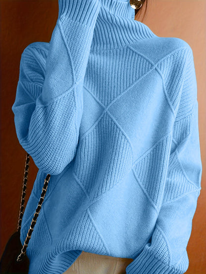 Ameline™ | Strickpullover mit hohem Kragen