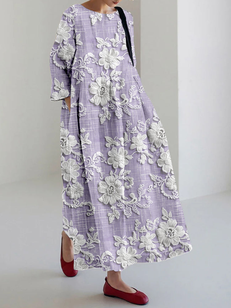 Anovia™ | Anmutiges Kleid mit Print