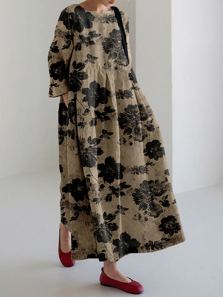 Nerisse™ | Kleid mit botanischem Print