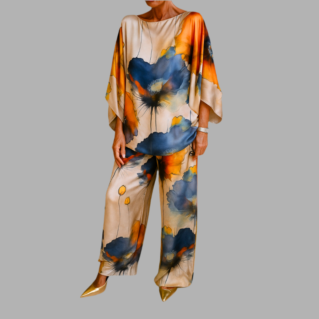 Mona™| Zweiteiliges Damen-Set aus Satin
