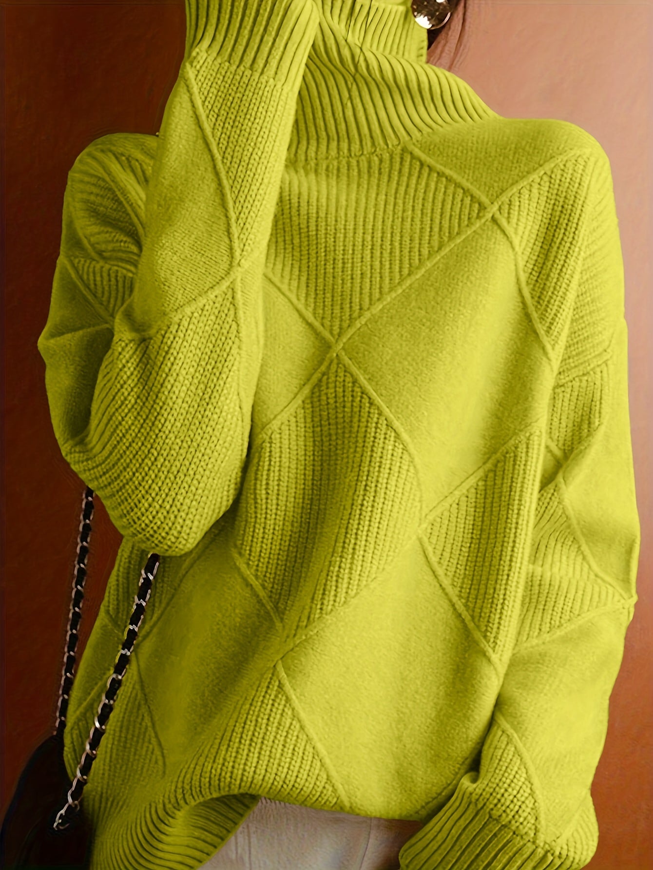 Ameline™ | Strickpullover mit hohem Kragen
