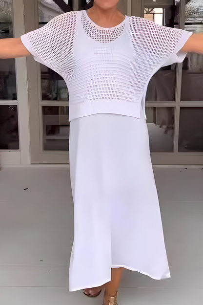 Lieke™ | Sommerkleid mit Gestricktem Oberteil