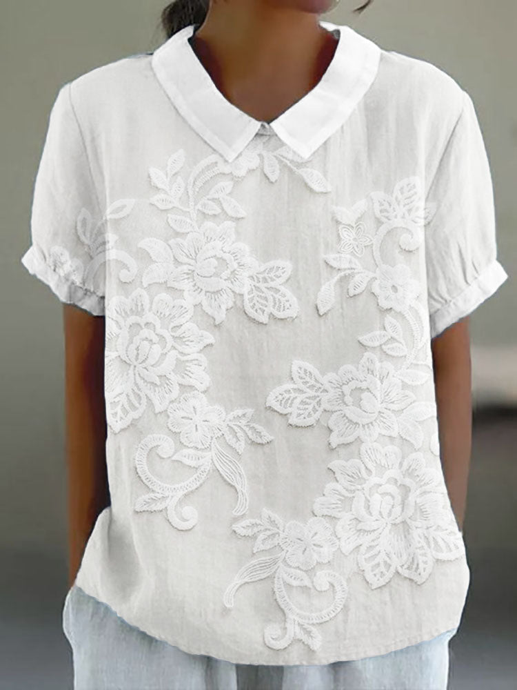 Clarette™ | Vintage-Hemd mit Print