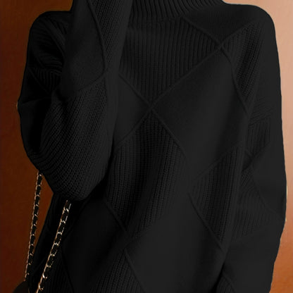 Ameline™ | Strickpullover mit hohem Kragen