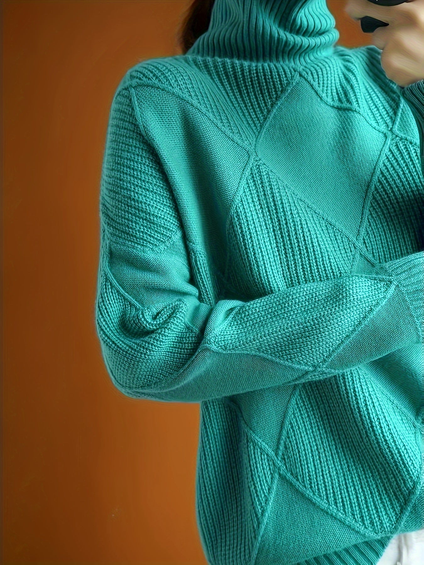 Ameline™ | Strickpullover mit hohem Kragen