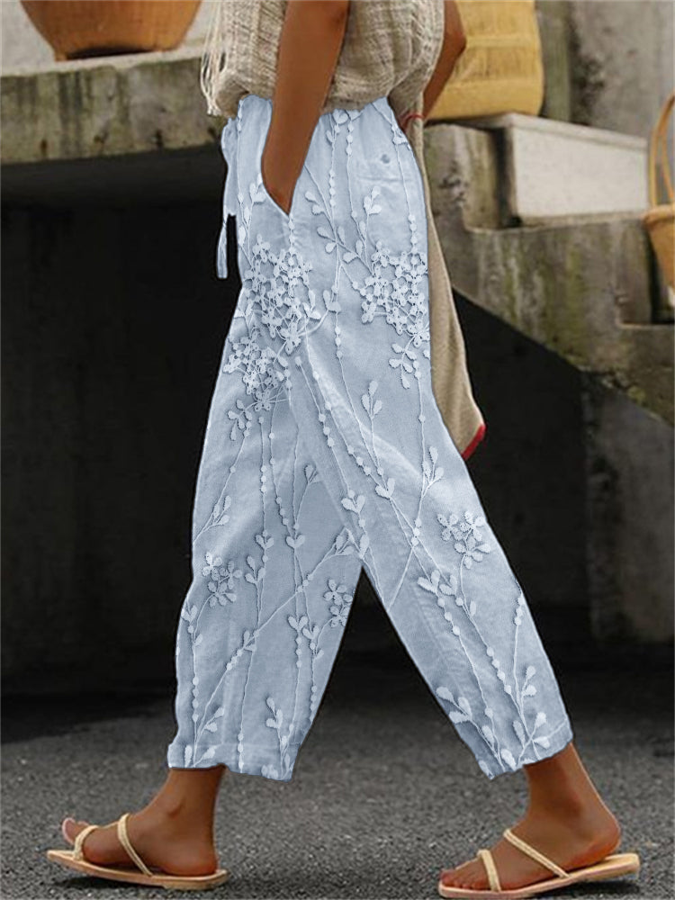 Aviora™ | Hose mit Rankenprint