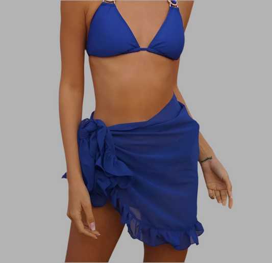 Soraia™ I Ruffle Bikini Cover-Up Sarong
