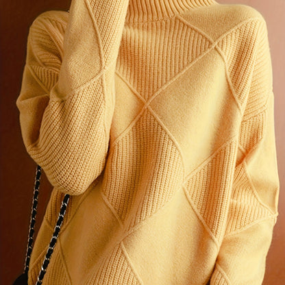 Ameline™ | Strickpullover mit hohem Kragen