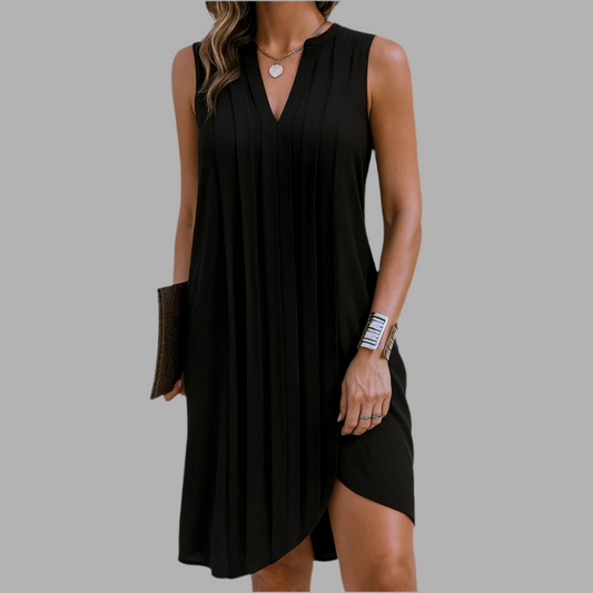 Lewy™ | Elegantes, schmeichelndes Kleid mit V-Ausschnitt