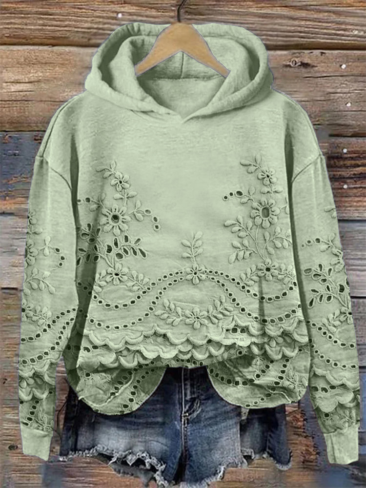 Ravella™ | Vintage-Kapuzenpullover mit Aufdruck