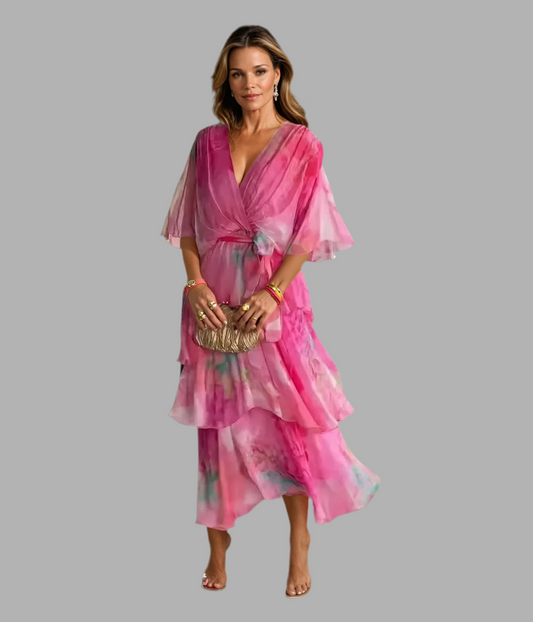 Joy™| Blumen-Lagenkleid