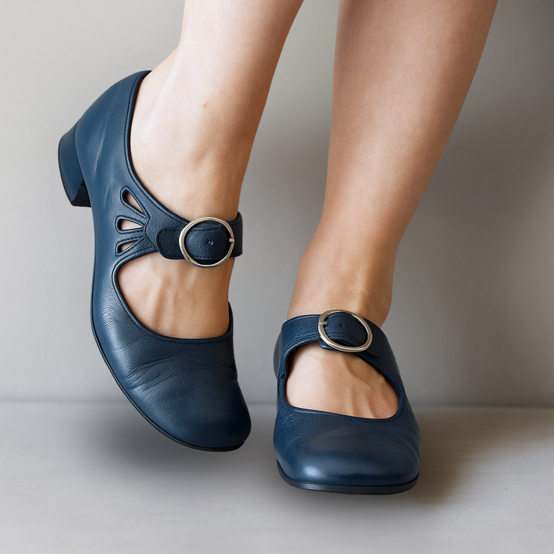 Els™ | Orthopädische Ledersandalen mit bequemer Keilsohle