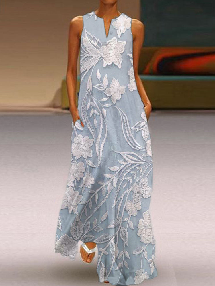 Meliora™ | Luxuriöses Kleid mit Print