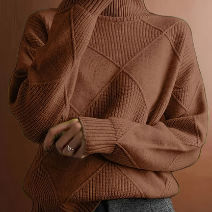 Ameline™ | Strickpullover mit hohem Kragen