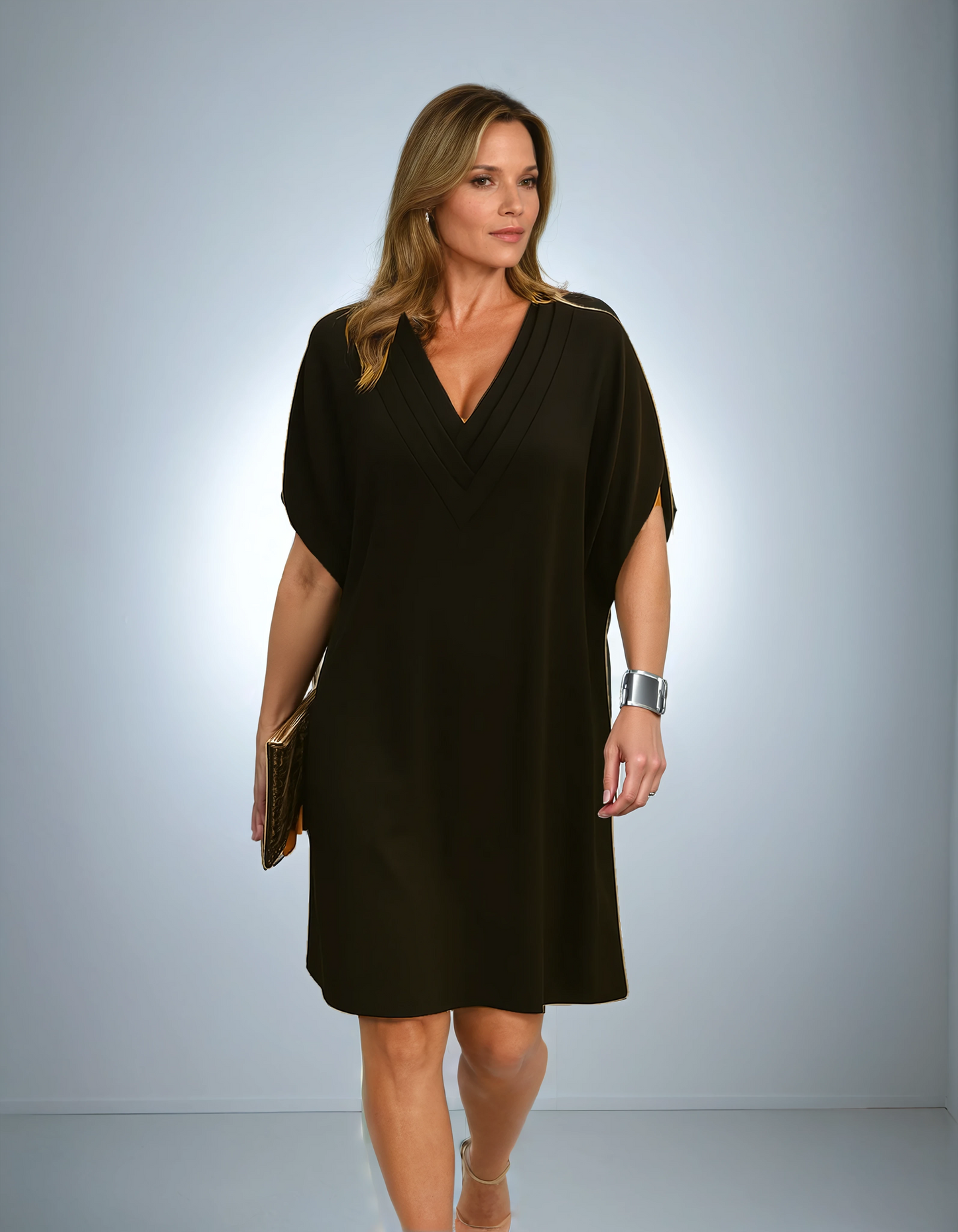 Tamara™ |V-Ausschnitt-Kleid mit Wickeldesign