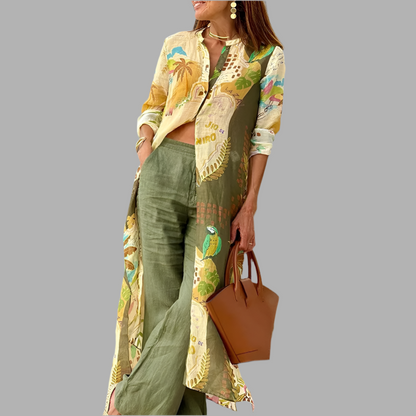 Jessica™ | Leinen Co-ord Set