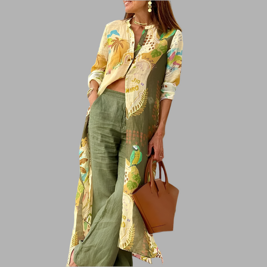 Jessica™ | Leinen Co-ord Set