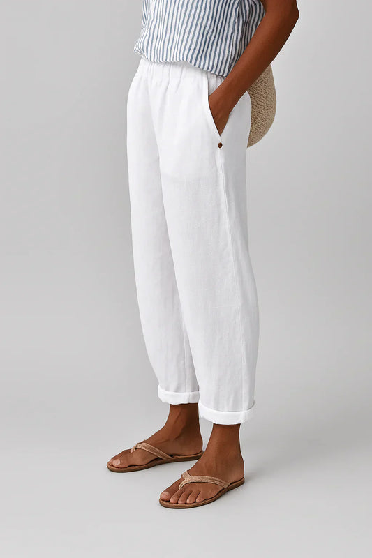 Isaline™ | Luftige, gerade Hose mit elastischem Bund