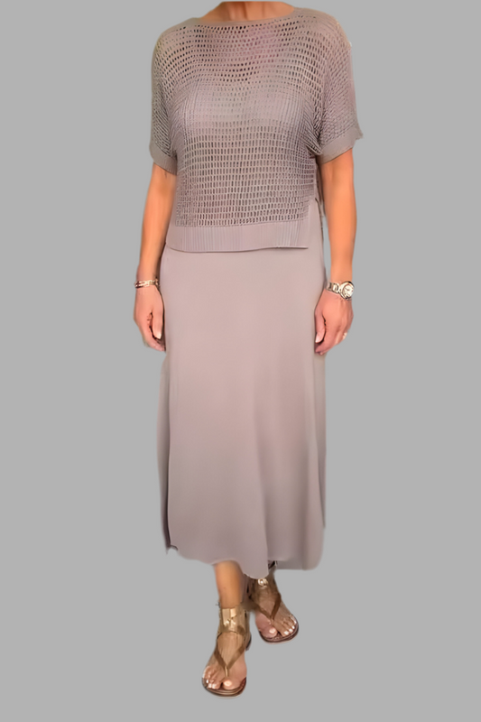 Lieke™ | Sommerkleid mit Gestricktem Oberteil