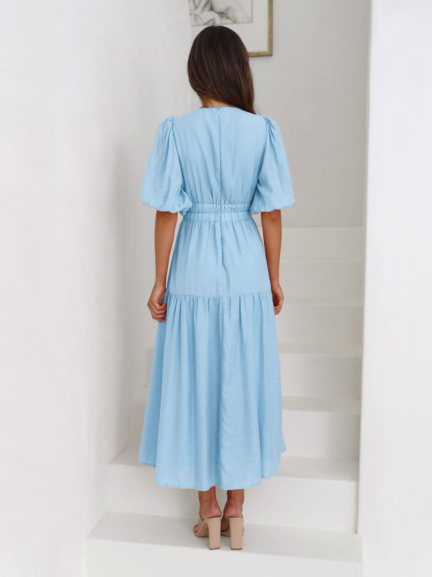 Aava™| Smocked Maxi-Kleid